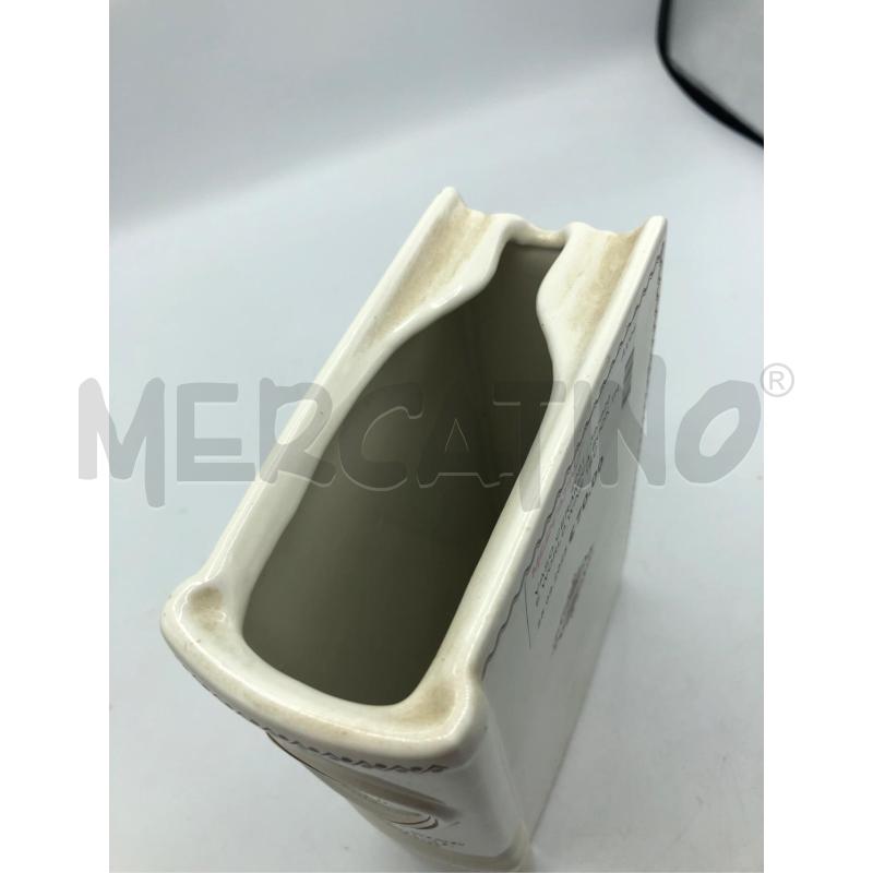 VASO CERAMICA BOOK THE WORLD WINE TECNICLA CENTER  | Mercatino dell'Usato Avellino 2
