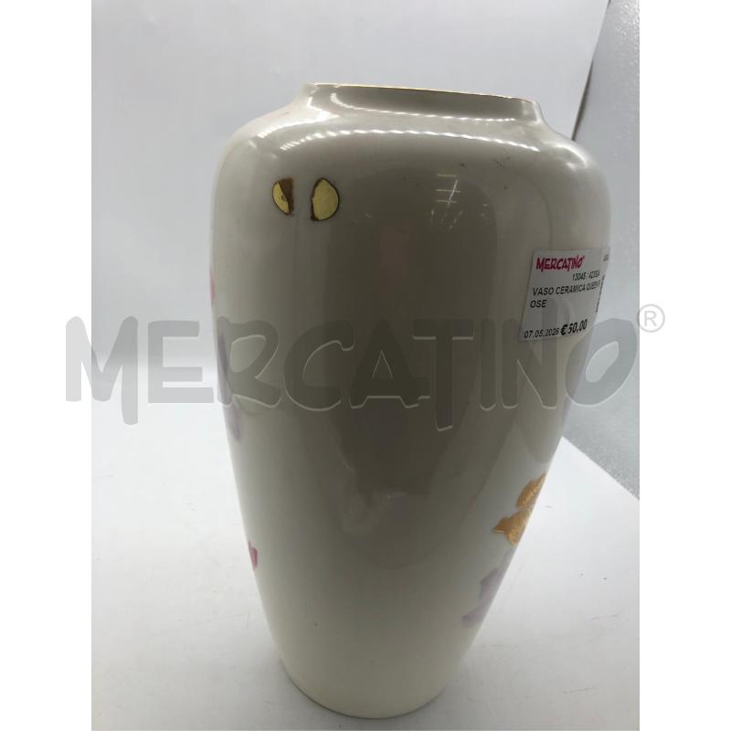 VASO CERAMICA QUEEN ROSE  | Mercatino dell'Usato Avellino 4