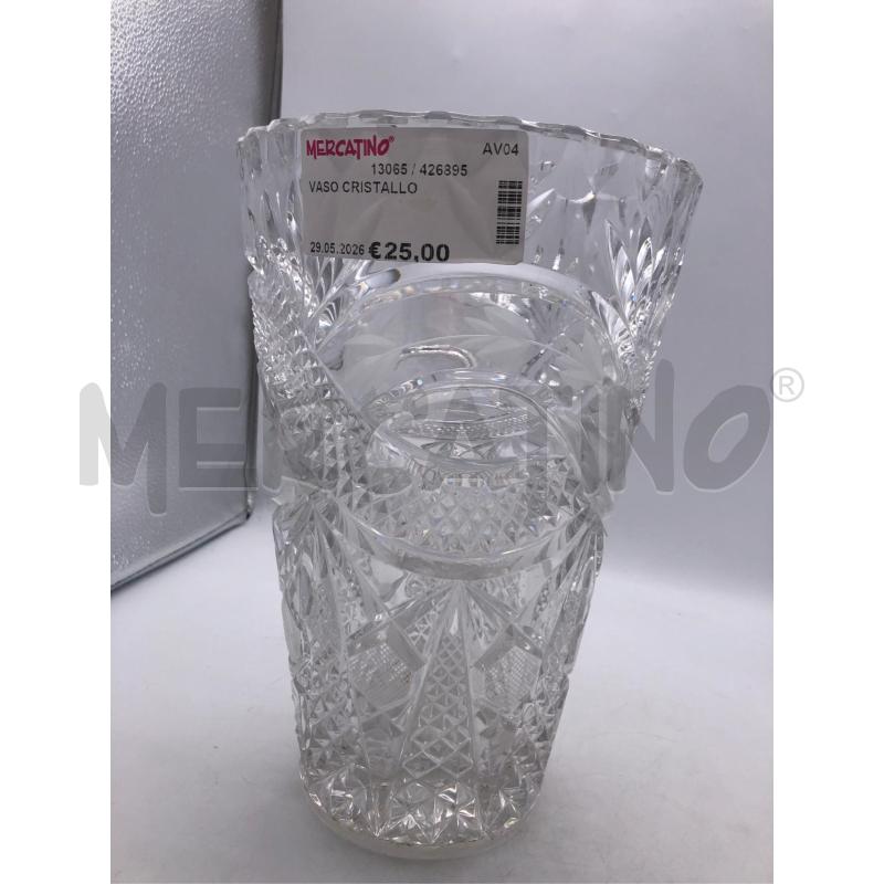 VASO CRISTALLO  | Mercatino dell'Usato Avellino 1