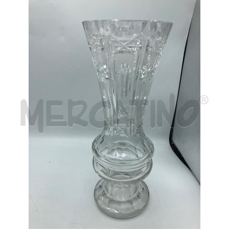 VASO CRISTALLO INTAGLIO | Mercatino dell'Usato Avellino 1