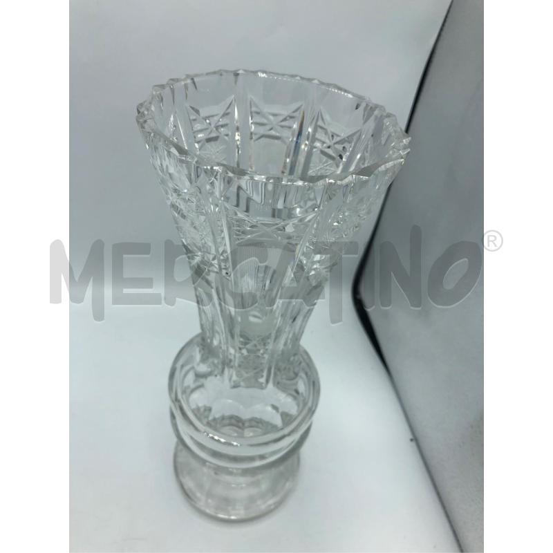 VASO CRISTALLO INTAGLIO | Mercatino dell'Usato Avellino 2