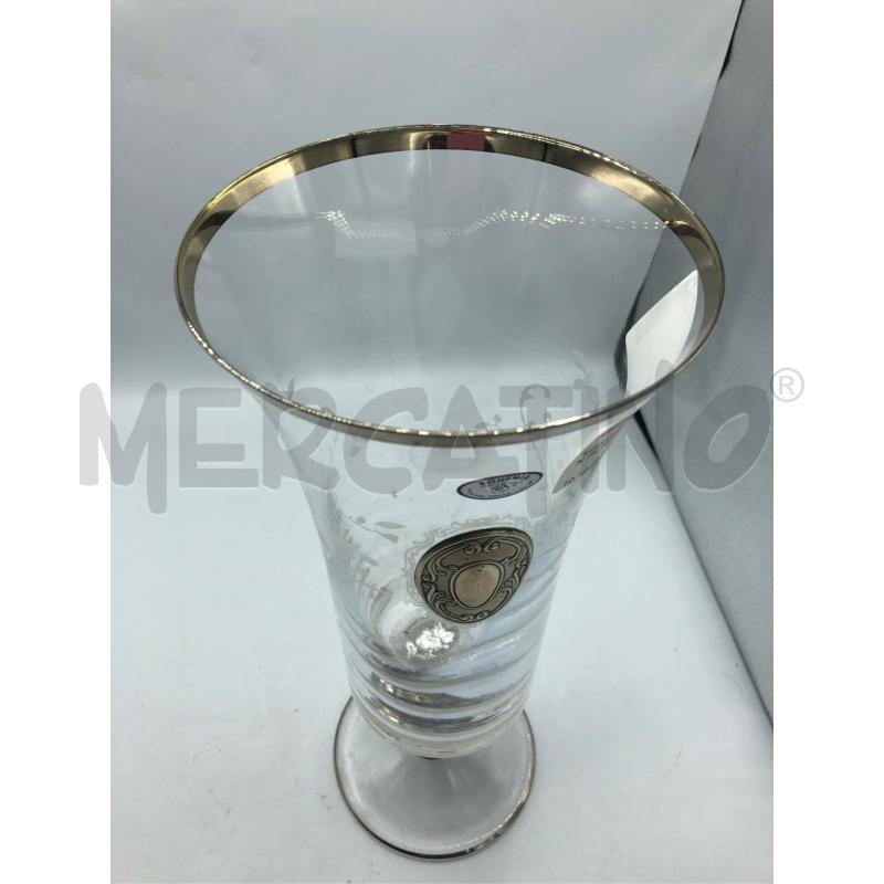 VASO CRIST BOHEMIA CON PLACCA  | Mercatino dell'Usato Avellino 3