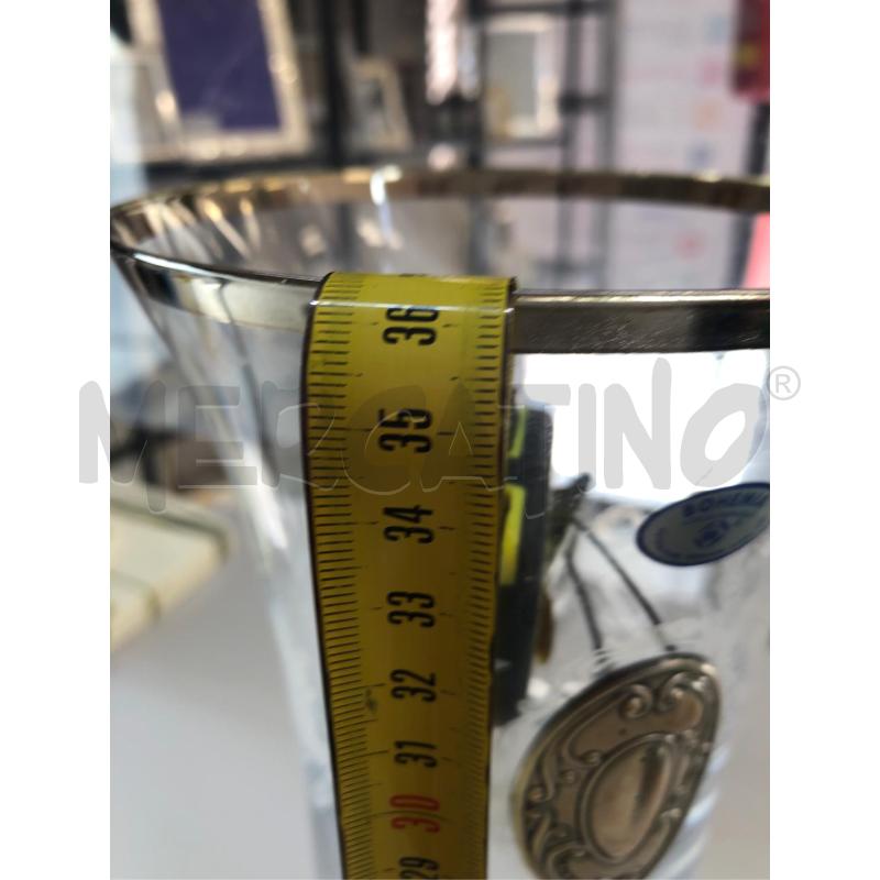 VASO CRIST BOHEMIA CON PLACCA  | Mercatino dell'Usato Avellino 5
