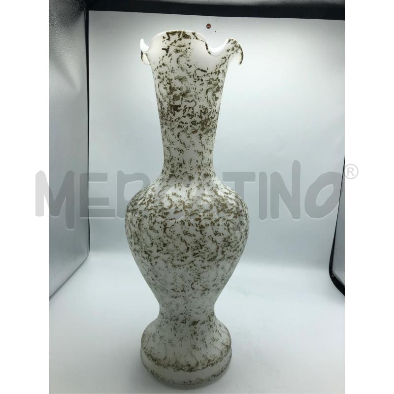 VASO OPACO CON SPUGNETTATO DORATO  | Mercatino dell'Usato Avellino 2