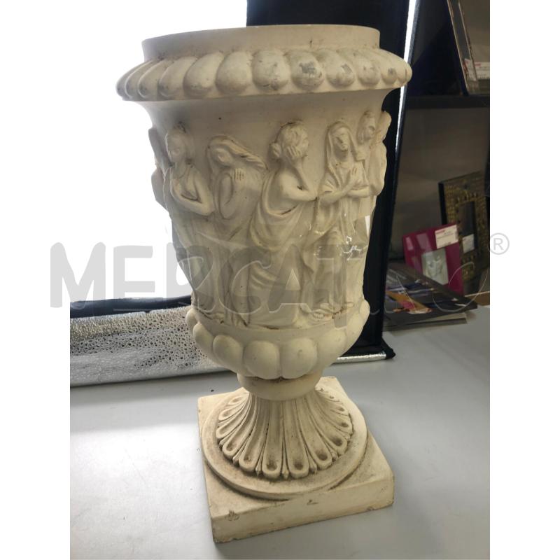 VASO PORTAFIORI CON FIGURE  | Mercatino dell'Usato Avellino 1