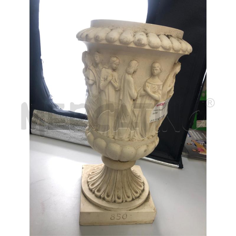 VASO PORTAFIORI CON FIGURE  | Mercatino dell'Usato Avellino 2