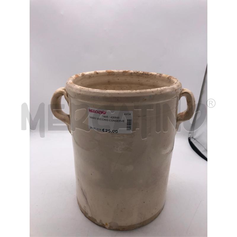 VASO VECCHIO CONSERVE  | Mercatino dell'Usato Avellino 1