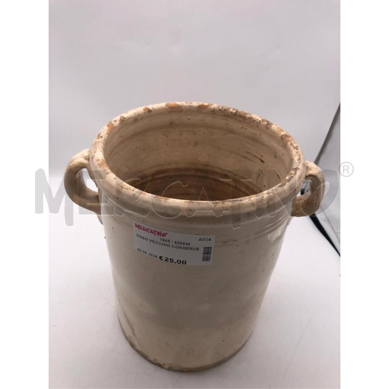 VASO VECCHIO CONSERVE  | Mercatino dell'Usato Avellino 2