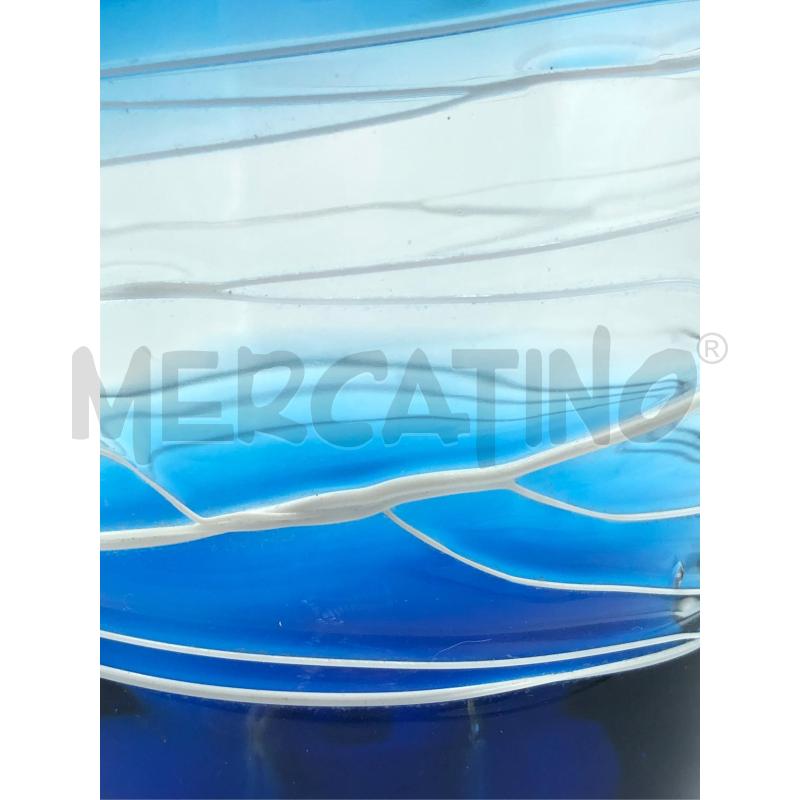 VASO VETRO BLU  | Mercatino dell'Usato Avellino 2