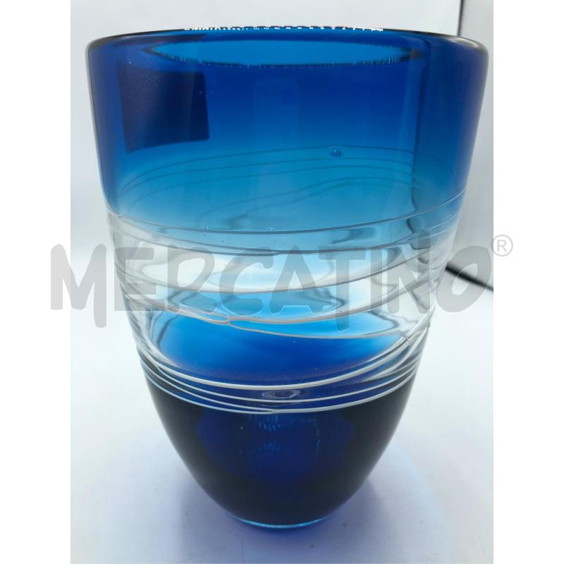 VASO VETRO BLU  | Mercatino dell'Usato Avellino 4