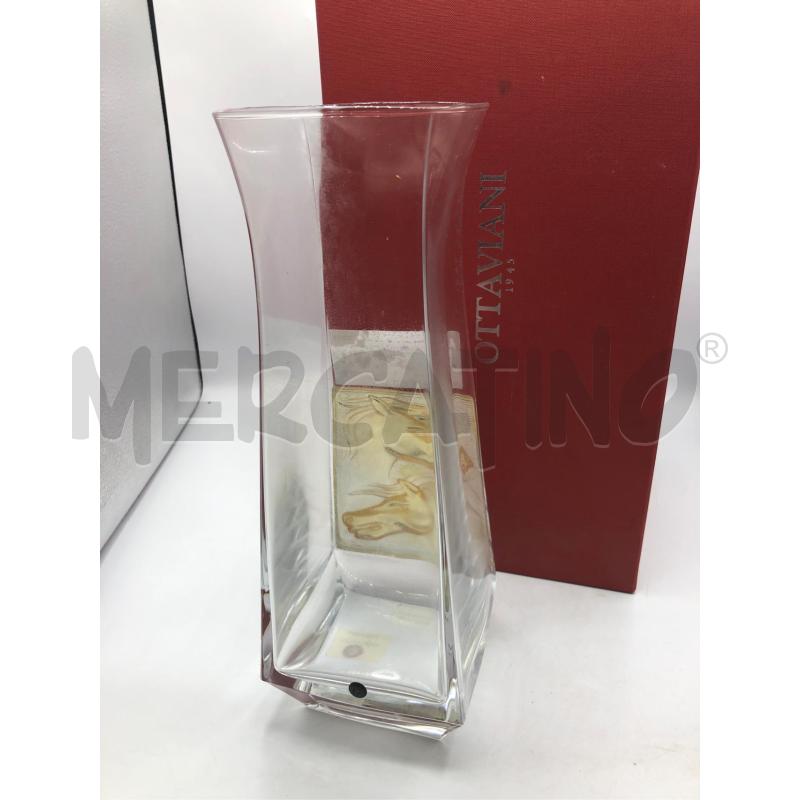 VASO VETRO CON PLACCA CAVALLO OTTAVIANI  | Mercatino dell'Usato Avellino 4