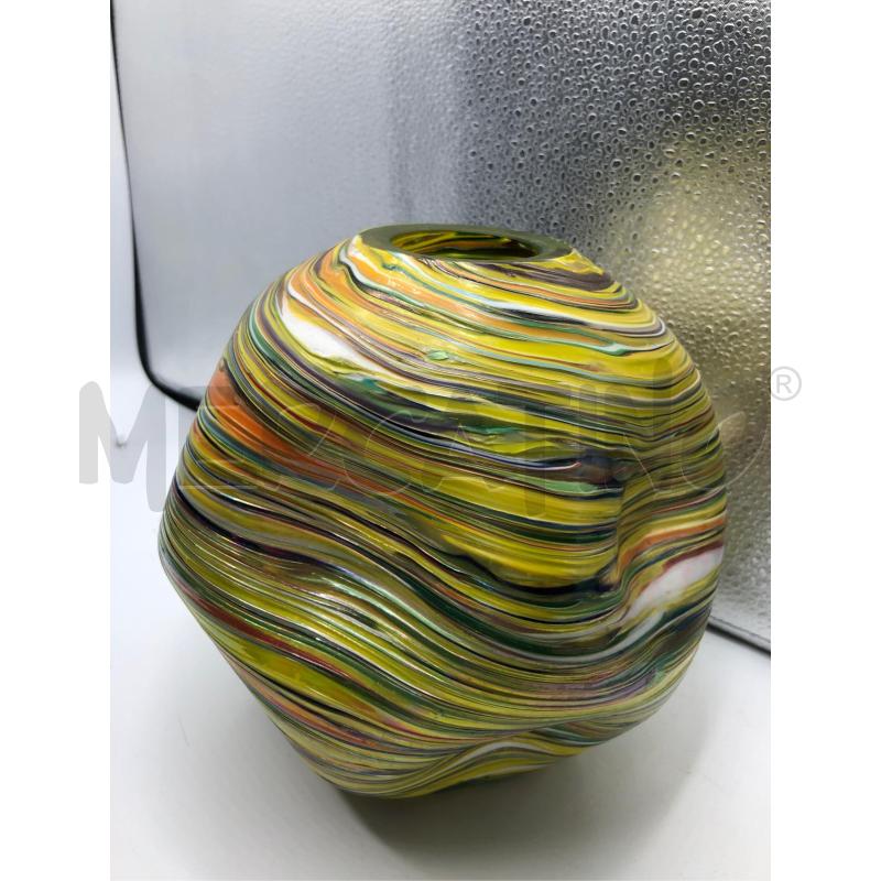VASO VETRO MU MULTICOLOR  | Mercatino dell'Usato Avellino 1
