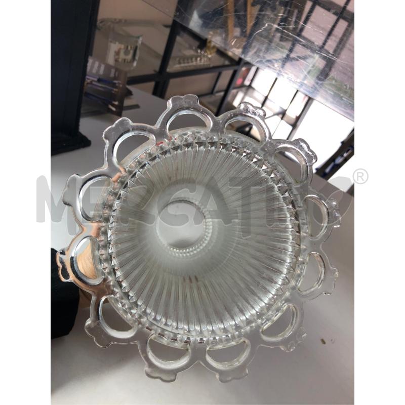 VASO VETRO ORLATO RIGATO  | Mercatino dell'Usato Avellino 3