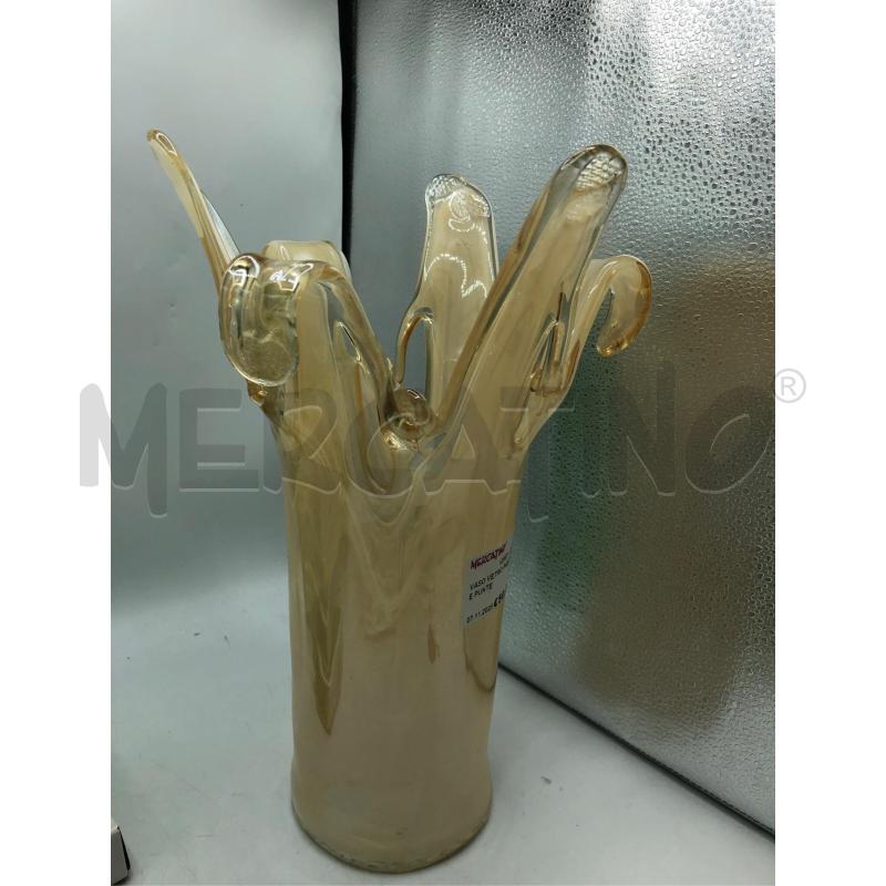 VASO VETRO PARTICOLARE PUNTE  | Mercatino dell'Usato Avellino 1
