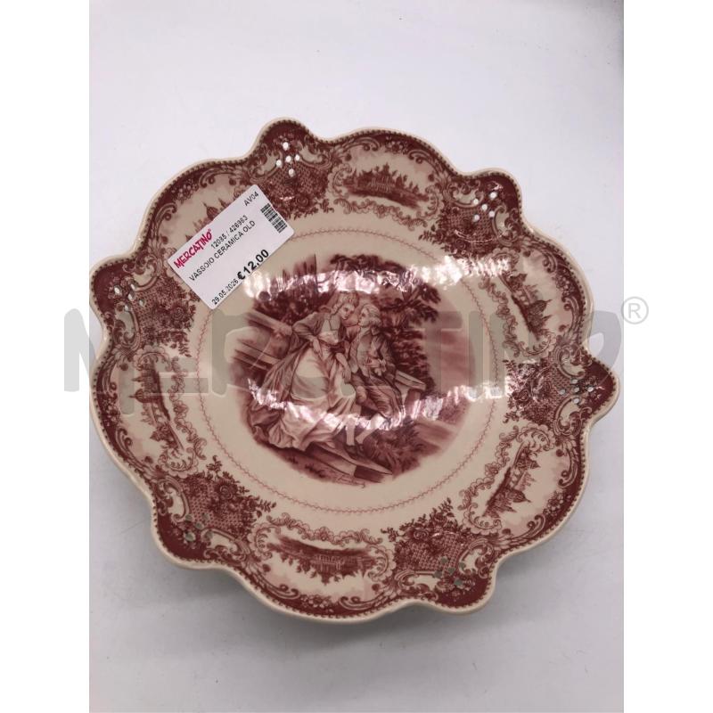 VASSOIO CERAMICA OLD  | Mercatino dell'Usato Avellino 5