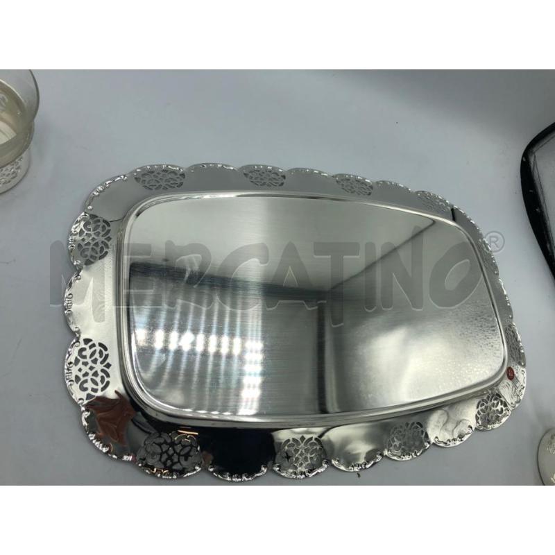 VASSOIO +6 TAZZINE BASE SILVER  | Mercatino dell'Usato Avellino 5