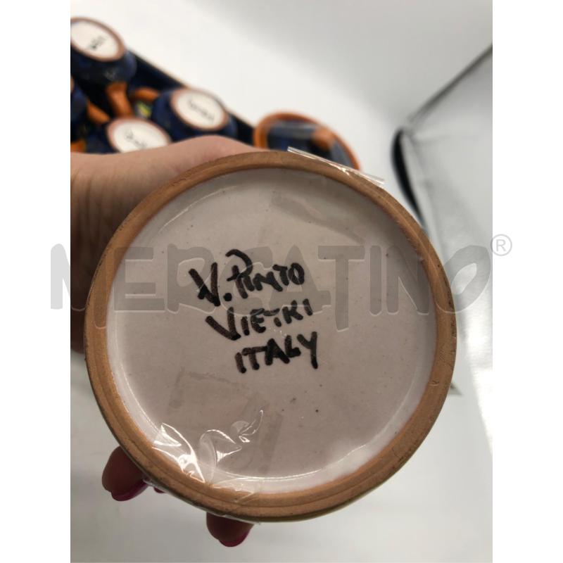 VASSOIO +6 TAZZINE+ZUCC+SCAT VIETRI  | Mercatino dell'Usato Avellino 3