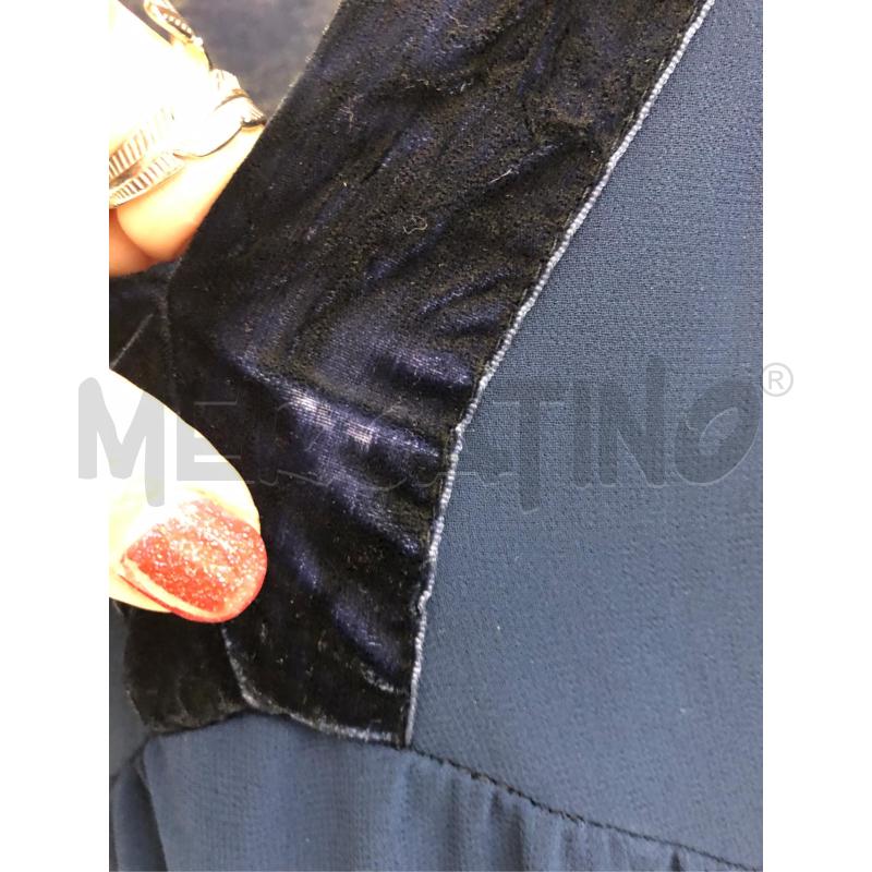VESTITO DONNA BLU ZAHJR COLLO VELLUT | Mercatino dell'Usato Avellino 2