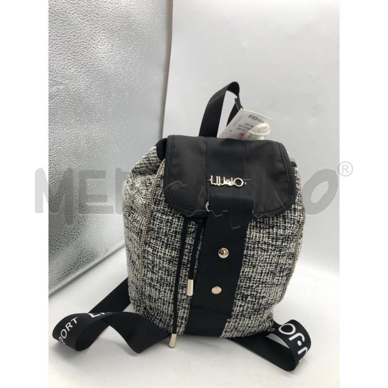 ZAINO DONNA LIU.JO BUCLÈ BIANCO NERO | Mercatino dell'Usato Avellino 1