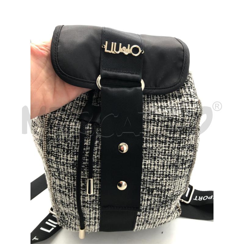 ZAINO DONNA LIU.JO BUCLÈ BIANCO NERO | Mercatino dell'Usato Avellino 2