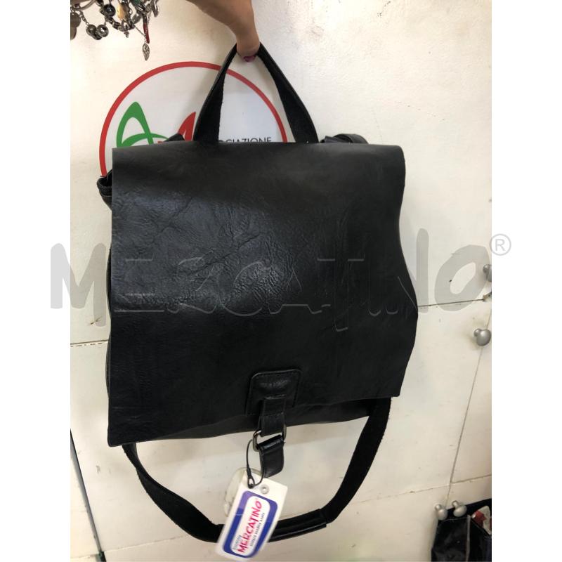 ZAINO DONNA PELLE NERO  | Mercatino dell'Usato Avellino 5