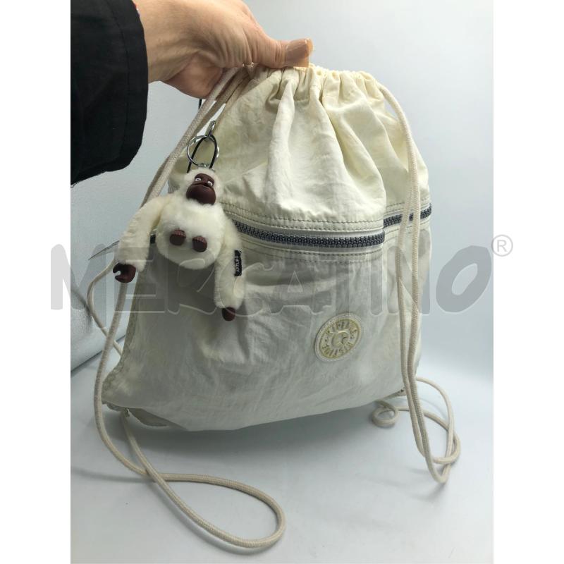 ZAINO DONNA SACCA BIANCO KIPLING  | Mercatino dell'Usato Avellino 1