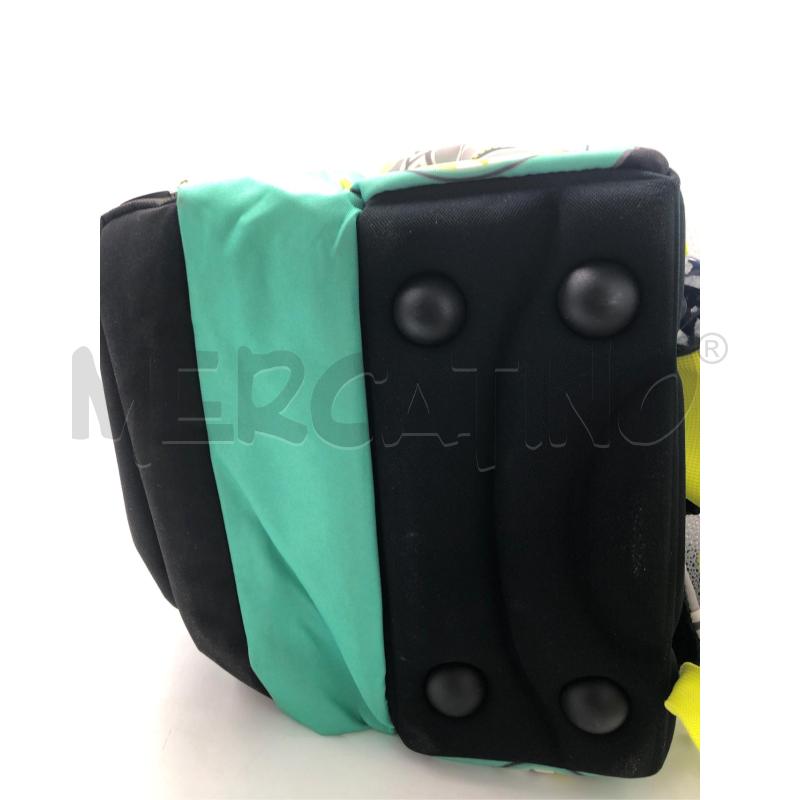 ZAINO SCUOLA GRIGIO VERDE  | Mercatino dell'Usato Avellino 5