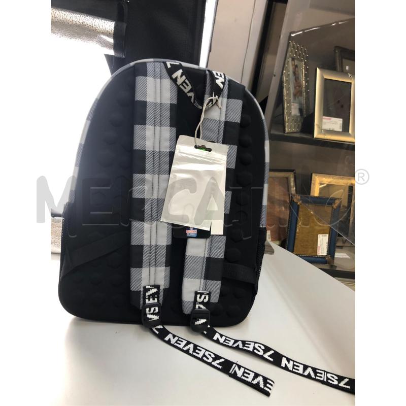 ZAINO SCUOLA NERO GRIGIO SEVEN +ASTUCCIO | Mercatino dell'Usato Avellino 3