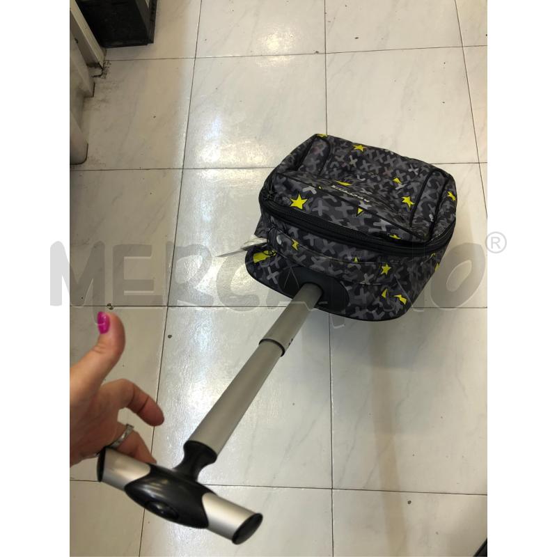 ZAINO SCUOLA TROLLEY APPACK NERO STELLE | Mercatino dell'Usato Avellino 5
