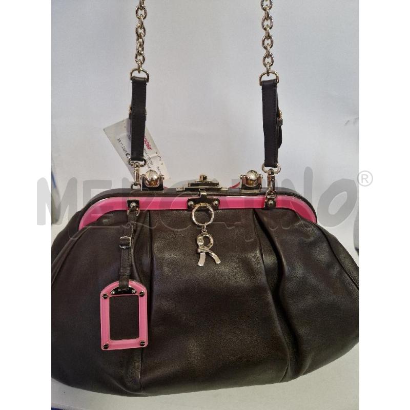 BORSA DONNA MARRONE ROBERTA DI CAMERINO CINDOLO R  | Mercatino dell'Usato Bisceglie 1