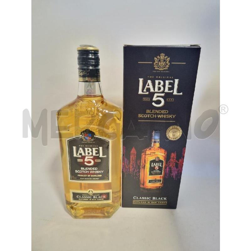 BOTTIGLIA LABEL 5 | Mercatino dell'Usato Bisceglie 1