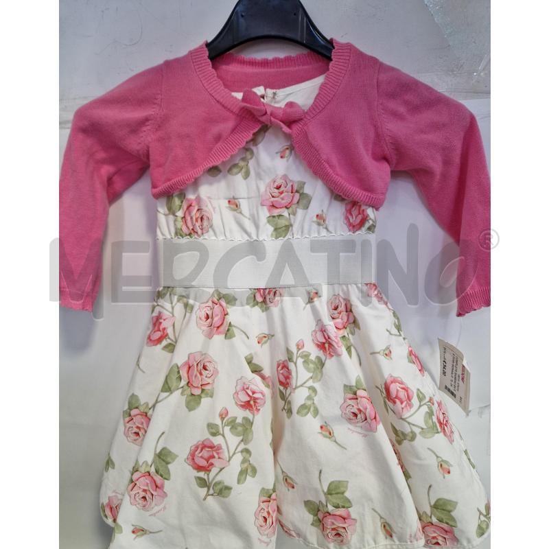 COMPLETO BAMBINO BN RS FIORI MONNALISA | Mercatino dell'Usato Bisceglie 1