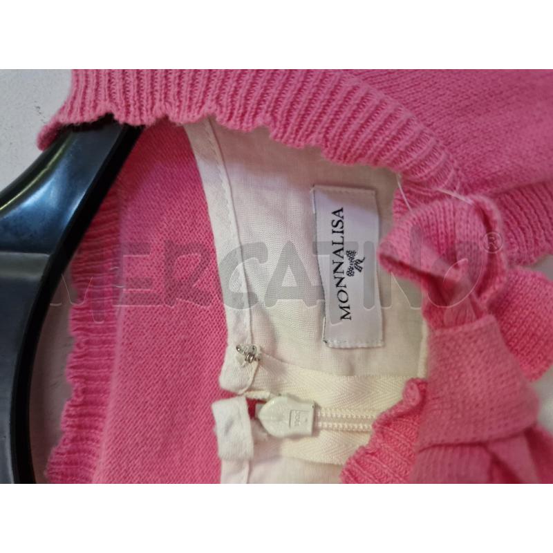 COMPLETO BAMBINO BN RS FIORI MONNALISA | Mercatino dell'Usato Bisceglie 3
