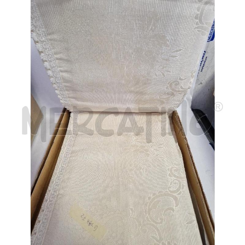COPRI LETTO BEIGE MATRIMON. DAMASCATO FIORI  | Mercatino dell'Usato Bisceglie 2