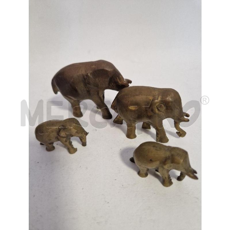 ELEFANTINI PZ. 4 OTTONE | Mercatino dell'Usato Bisceglie 1