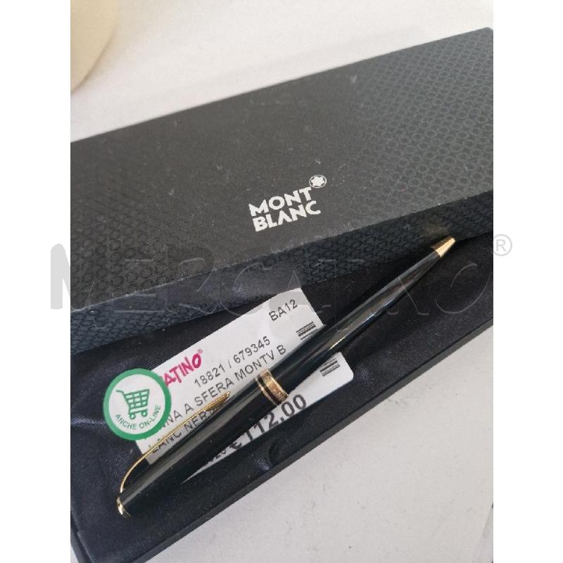 PENNA A SFERA MONTV BLANC NERA | Mercatino dell'Usato Bisceglie 3