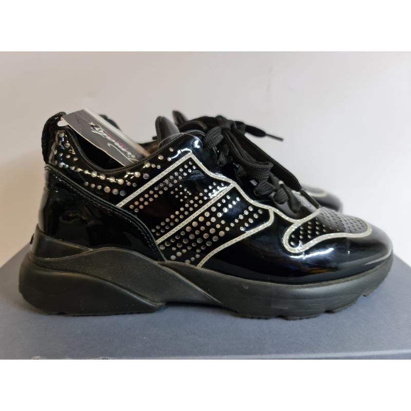 SCARPE DONNA UF HOGAN NERE LUCIDE | Mercatino dell'Usato Bisceglie