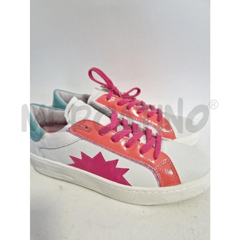 SCARPE DONNA  LOVLET BIANCHE LACCI ROSA | Mercatino dell'Usato Bisceglie 1
