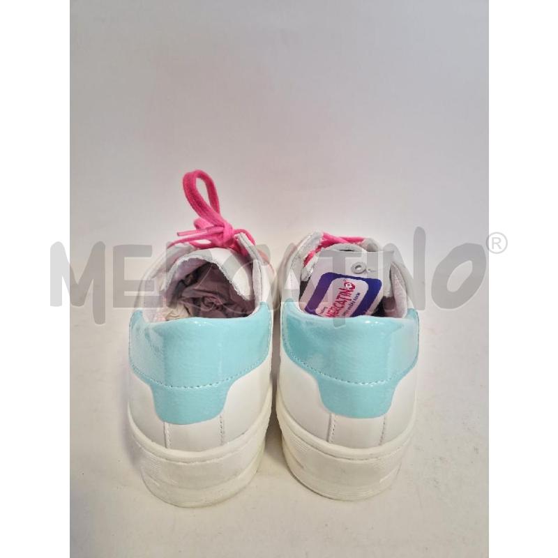 SCARPE DONNA  LOVLET BIANCHE LACCI ROSA | Mercatino dell'Usato Bisceglie 3