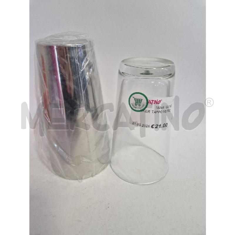 SHAKER TAPPO VETRO  | Mercatino dell'Usato Bisceglie 2