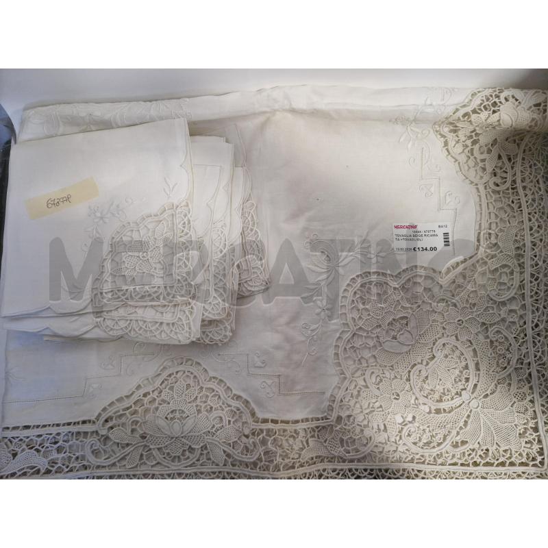 TOVAGLIA BEIGE RICAMATA +TOVAGLIOLI | Mercatino dell'Usato Bisceglie 1