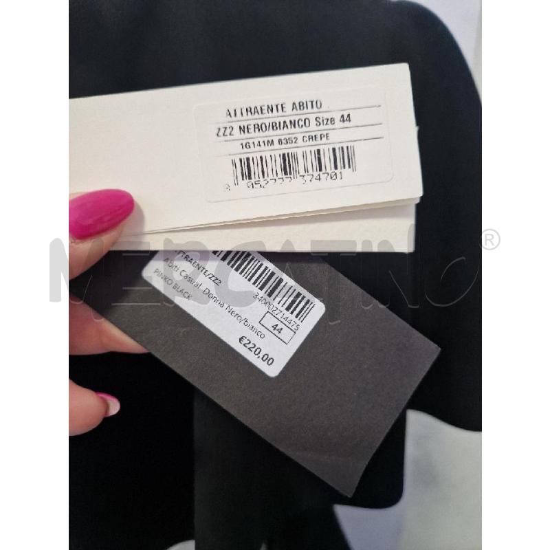 VESTITO DONNA NR BN FIOCCO DIETRO PINKO | Mercatino dell'Usato Bisceglie 3