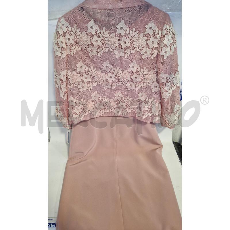 VESTITO DONNA  DA CERIMONIA ROSA CON COPRI SPALLE  | Mercatino dell'Usato Bisceglie 2