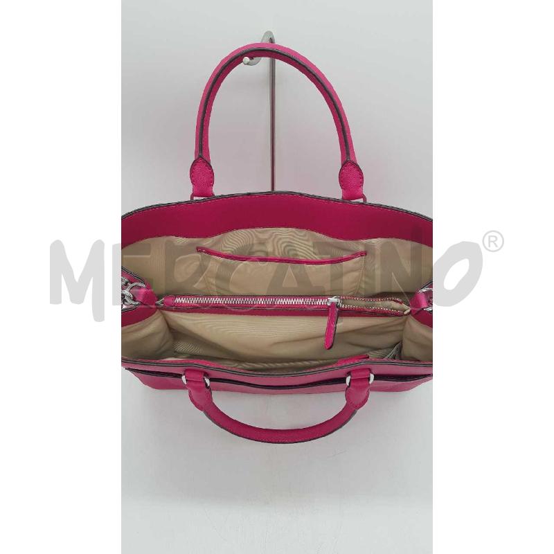 BORSA D RALPH LAUREN FUXIA RIGIDA TRACOLLA 2MANICI | Mercatino dell'Usato Putignano 5