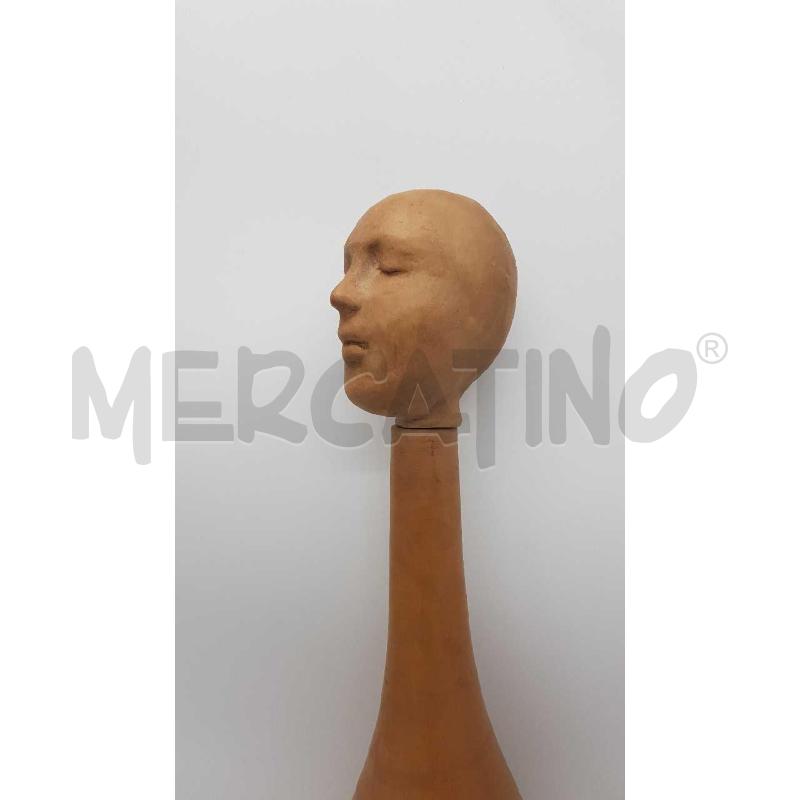 BOTTIGLIA ARTISTICA VINCENZO BRUNETTI GREZZA TAPPO VOLTO | Mercatino dell'Usato Putignano 3