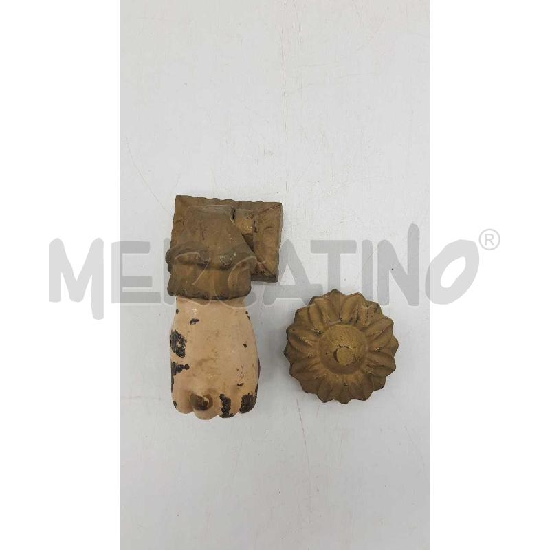 BUSSAPORTA MANO ANTICO BATACCHIO IN OTTONE  | Mercatino dell'Usato Putignano 1
