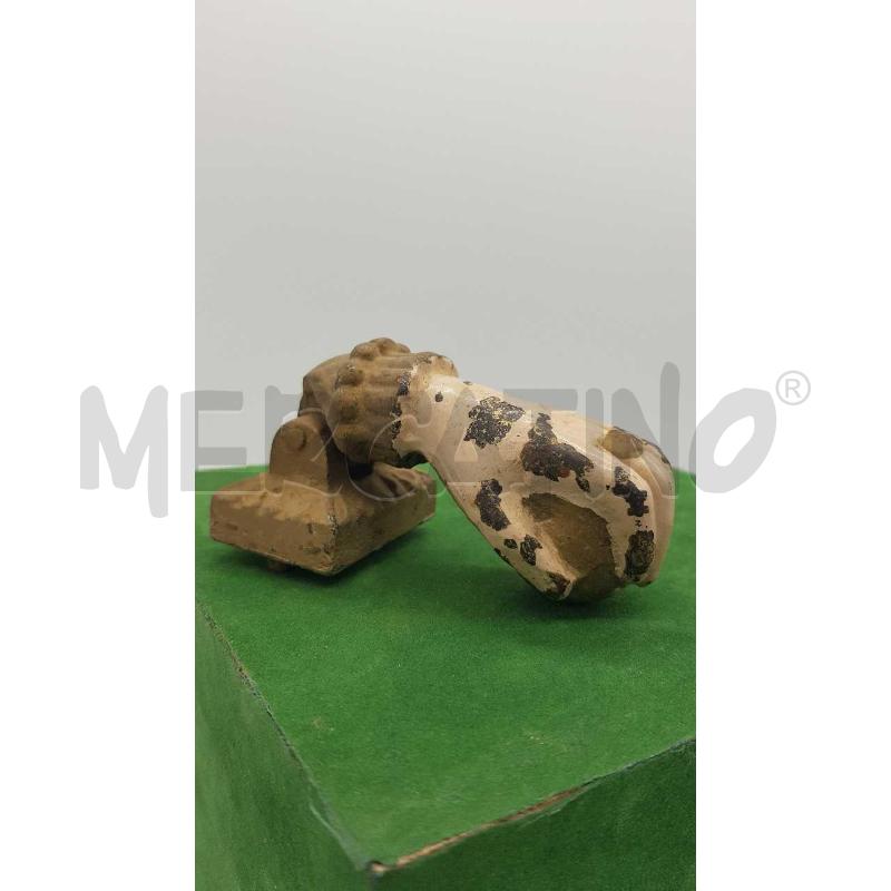 BUSSAPORTA MANO ANTICO BATACCHIO IN OTTONE  | Mercatino dell'Usato Putignano 2