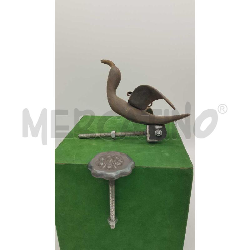 BUSSAPORTA UCCELLO ANTICO BATACCHIO IN METALLO | Mercatino dell'Usato Putignano 3