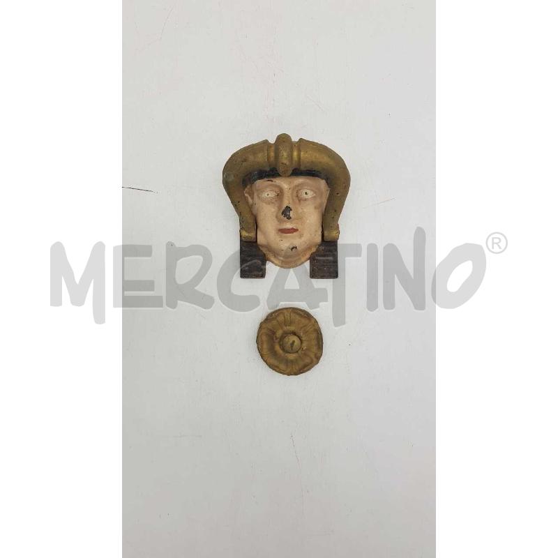 BUSSAPORTA VOLTO ANTICO BATACCHIO IN OTTONE | Mercatino dell'Usato Putignano 2