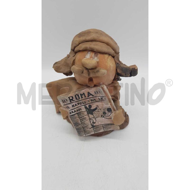 BUSTO TERRACOTTA UOMO CON GIORNALE | Mercatino dell'Usato Putignano 2